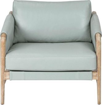 TOV Furniture Chakka Genuine Leather Accent Chair
