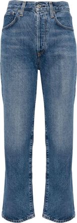 Citizens Of Humanity Emery cropped straight jeans - women - Lyocell/Recycled Cotton - 27 - Blue