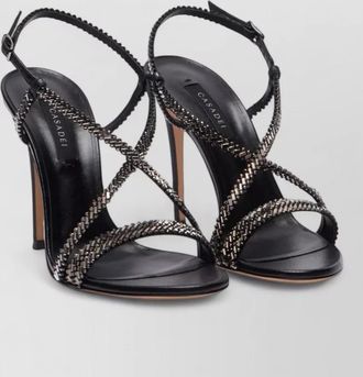 Casadei high heel sandals embellished straps open toe