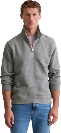 Marc O'Polo Sweatshirt MARC OPOLO regular fit aus weicher Bio-Baumwolle, Herren, Gr. XXL, cloudy grau melange, Sweatware, Obermaterial: 100% Baumwolle, regular fi