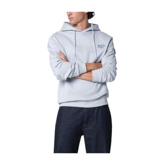 A.P.C. Sudadera Standard Rue Madame - Sweatshirts & Hoodies - Hombre - Azul - XS