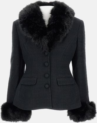 Pelzjacke Kunstfell Jacke Amazon Topshop Pelzjacken Für Damen