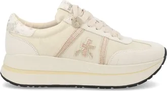 Premiata Bethcoin Beige Polyamide Low Sneakers