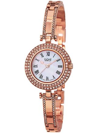 B&uuml;rgi Mother of Pearl Dial Rose Gold-tone Brass Ladies Watch BUR108RG
