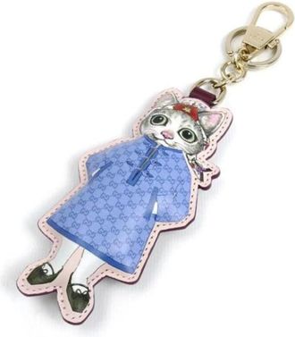 Gucci Pre-owned Accessories, female, Blue, Size: ONE SIZE Pre-owned Fabric Key-holder