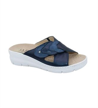 Eric Michael Womens Shirley Sandal In Navy