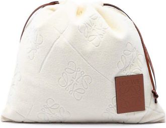 Loewe Pre-owned Loewe Anagram Terry Cloth Drawstring Pouch Unisex OIF47G5GC7QZ0ACK