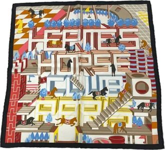 Hermès Pre-owned Scarves, female, Multicolor, Size: ONE SIZE Pre-owned Silk scarves