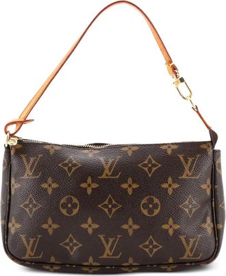 Louis Vuitton Clutch Pochette Accessoires in tela con monogramma - Marrone