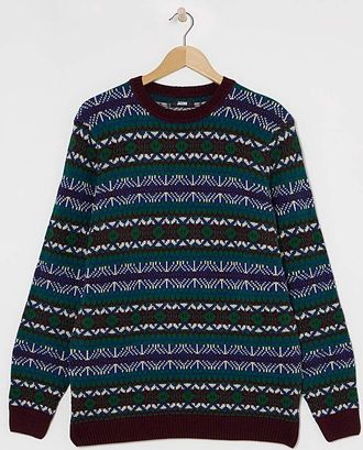 Jacamo Fairisle Crew Neck