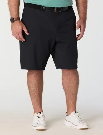 Callaway Big & Tall Premium Flat-Front Golf Shorts in Caviar at Nordstrom, Size 40