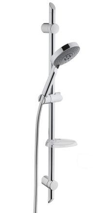 Vitra Rociador De Ducha Master Slot De 3 Chorros Con Barra, Jabonera Y Flexo