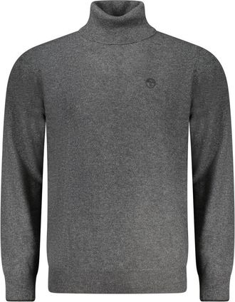 North Sails Grigio Poliammide Men Mens Sweater