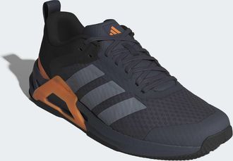 adidas Trainingsschuh ADIDAS PERFORMANCE DROPSET CONTROL, Herren, Gr. 42,5, aurora onix, grau, lucid orange, Textil, Schuhe Trainingsschuh