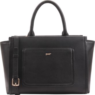 Paul Costelloe Womens Shinano Leather Multi Way Bag - Black - One Size