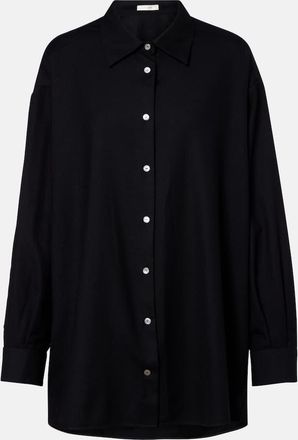 The Row Camicia Luka in flanella di lana vergine