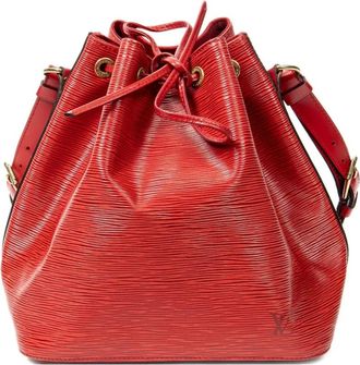 Louis Vuitton Borsa a secchiello con monogramma - Rosso