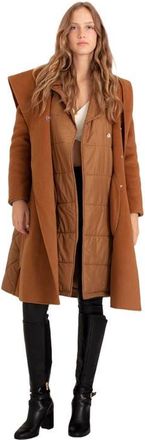 Belle & Bloom Walk Me Home Convertible Coat in Camel at Nordstrom, Size X-Small Au