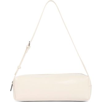 BCBGeneration Barrel Water Repellent Shoulder Bag in Almond at Nordstrom Rack