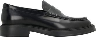 Tod's Instappers van volnerfleer - Heren - Loafers - Zwart - 43 1/2 EU - Leer - Schoenen