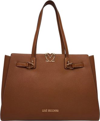 Love Moschino LM Tote Bag - Dames - Shoppers - Bruin - ONE Size - Tassen