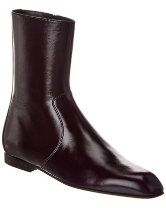 Khaite Khaite Clot Leather Bootie