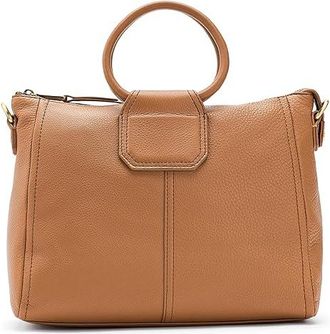 Hobo Sheila Medium Satchel Satchel Womens Handbags Brown Sugar, Cotton/Leather