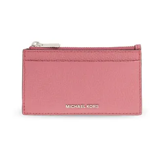 Michael Kors Wallets & Cardholders, female, Pink, Size: ONE SIZE Jet Set Small Pebbled Leather Card Case