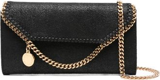 Stella McCartney Portafoglio Falabella con catena - Nero