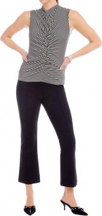 Fifteen Twenty Sigourney Pintuck Pants In Black