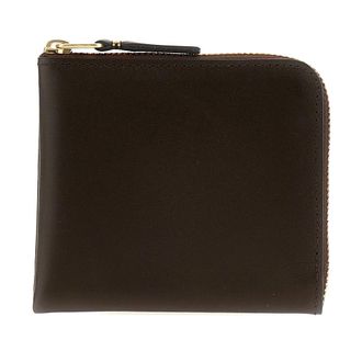Comme Des Gar&ccedil;ons Classic Line Small Leather Wallet - Dames - Portefeuilles - Bruin - ONE Size - Leer - Accessoires