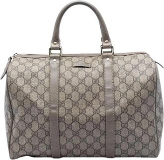 Gucci Pre-owned Boston Bag - Dames - Vintage Handtas - Beige - ONE Size - Vintage