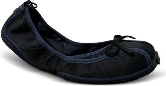 Balenciaga Bow-detail Panelled Ballet Flats