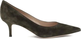 Gianvito Rossi Pumps met puntige neus - Groen