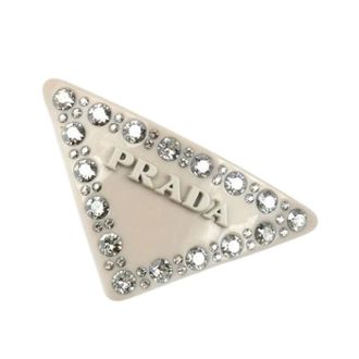 Prada Pre-owned Accessories, female, Beige, Size: ONE SIZE Pre-owned Barrette