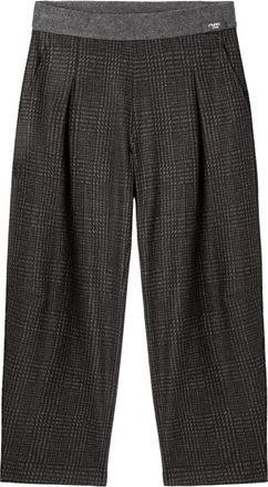 Cambio Geknipte broek - Dames - Vrijetijds broeken - Grijs - 2XL - Wol - Broeken