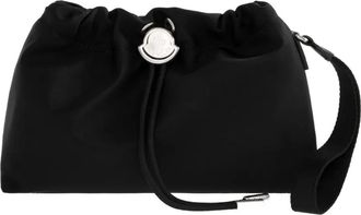 Moncler Trick clutch met trekkoord - Zwart