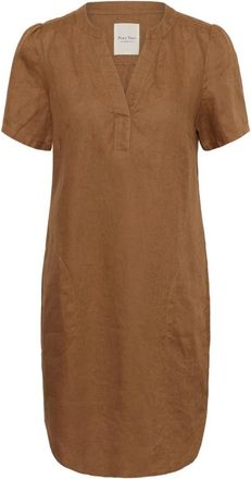 Part Two Short Dress - Dames - Korte kleedjes - Bruin - 2XL - Kleedjes