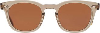 Mr. Leight HANALEI S Kona Brown Oval Sunglasses ML2022 OI-WG/KONBRN 45