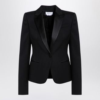 スーツ ALEXANDER MCQUEEN Women Suit Jackets 818905QJAEK1000 Black McQueen Classic Single-Breasted Suiting Blazer | Neiman Marcus