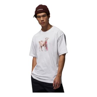 Nike Jordan Air Jordan Goat T-shirt White Black IF0786-100