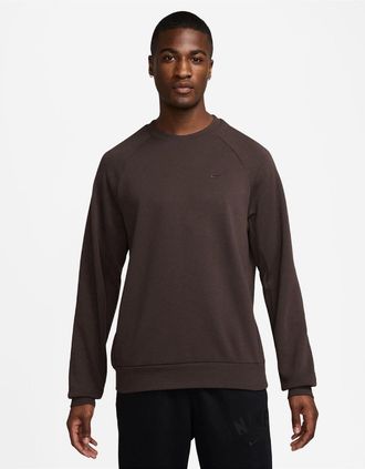 Nike Mens Crew Neck Long Sleeve Raglan Sweatshirt - Black - Size: 42