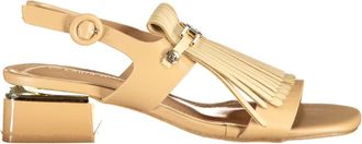 Laura Biagiotti Sandaal - Dames - Sandalen met hakken - Beige - 36 EU - Schoenen