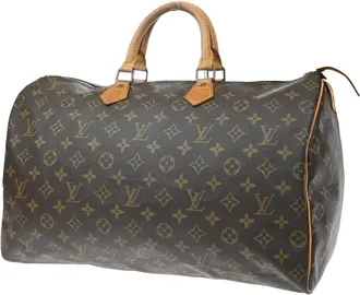 Louis Vuitton Speedy Monogram Canvas Brown Canvas Handbag (Pre-Owned)