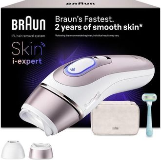 Braun Skin I Expert Luce Pulsata Intensa (ipl) Rose Gold, Bianco
