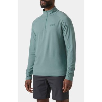 Helly Hansen Tyri Half Zip Pullover in 494 Opal Green at Nordstrom, Size X-Large