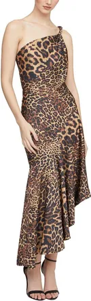 Halston Heritage Mavis Satin Midi Dress