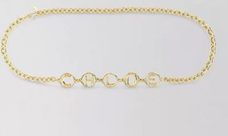 Chlo&eacute; leather belt