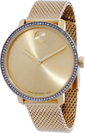 Movado Movado Bold Crystal Gold-Tone Dial Ladies Watch 3600841
