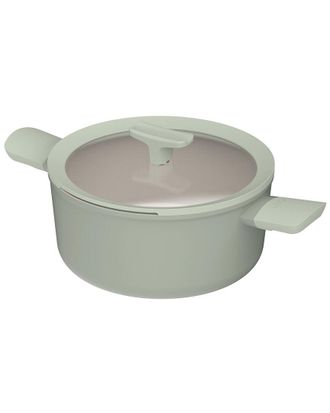 Berghoff Berghoff Leo Balance Sage Non-Stick Ceramic 4.6Qt Stockpot With Glass Lid